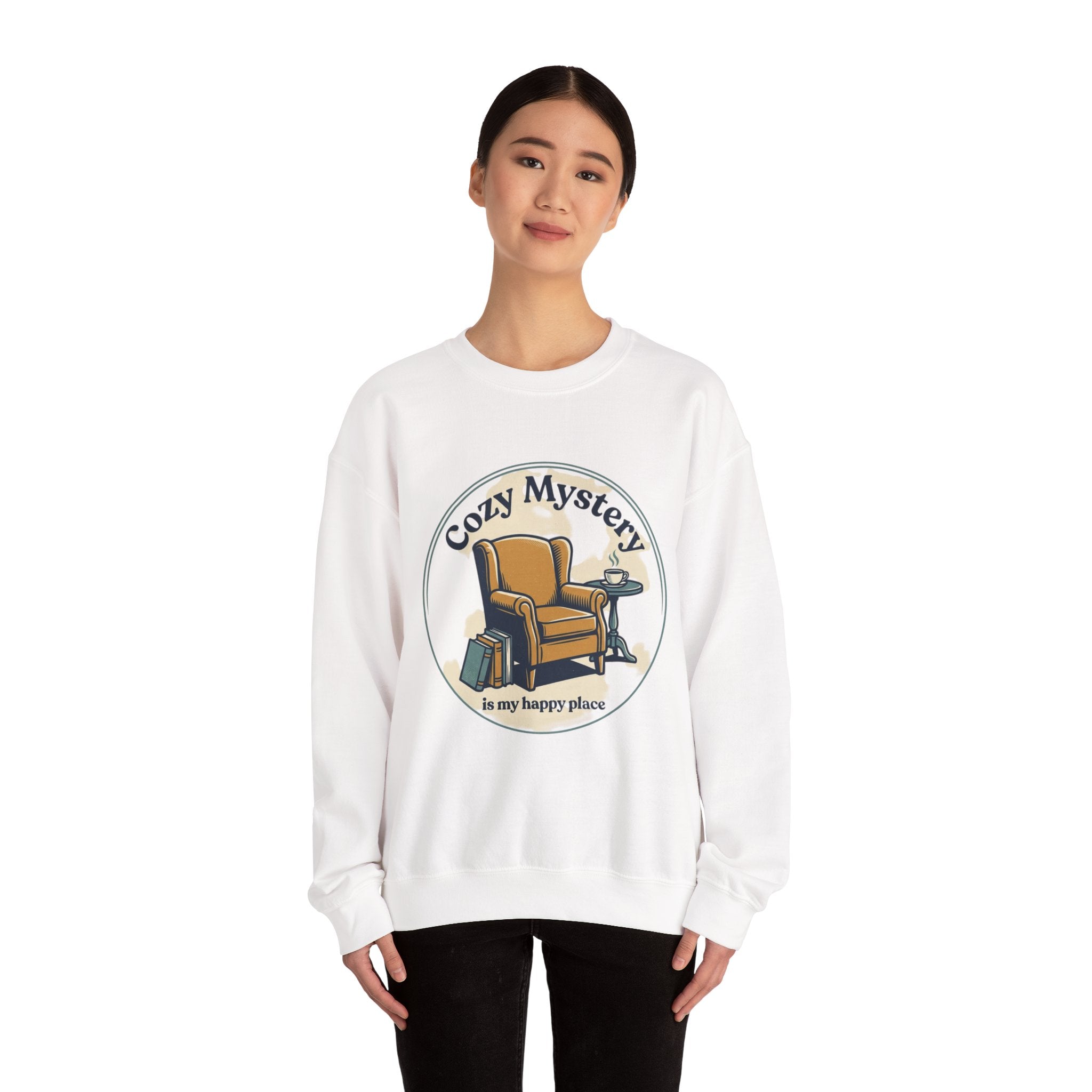 Cozy Mystery Is My Happy Place Crewneck