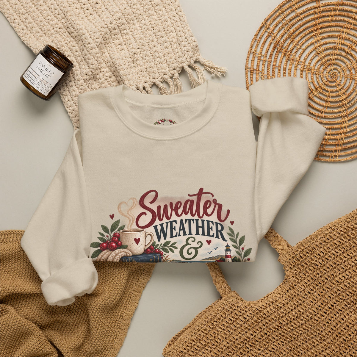 Sweater Weather & Story Time Crewneck