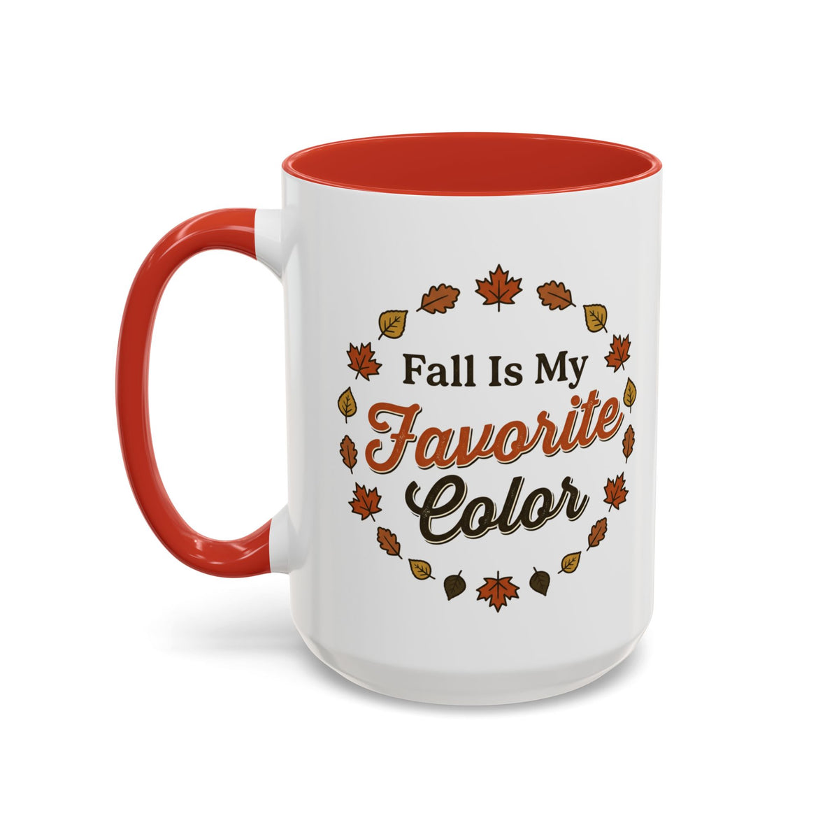 Fall Is My Favorite Color Accent Coffee Mug