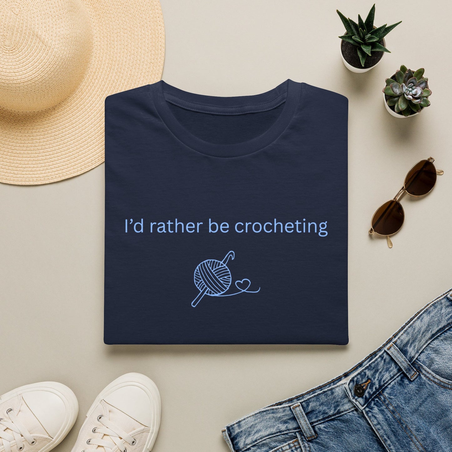 I'd Rather Be Crocheting T-Shirt