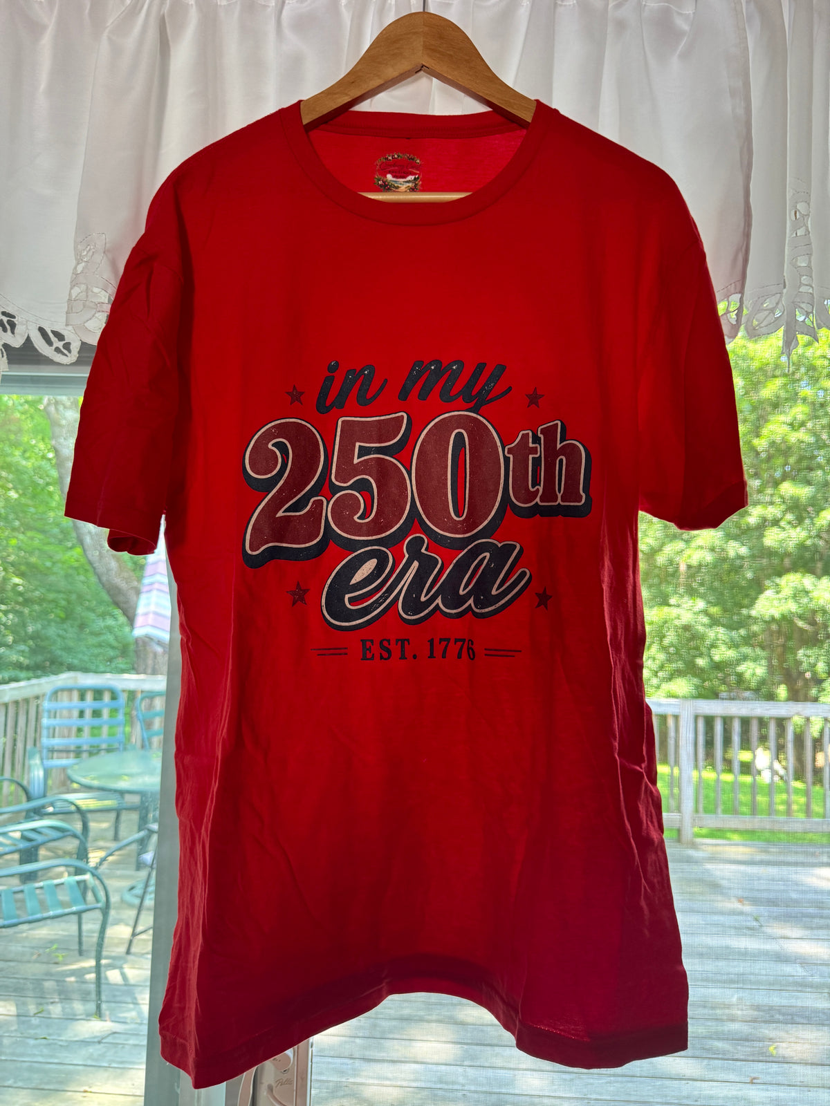 In My 250th Era Graphic Tee Red Logo