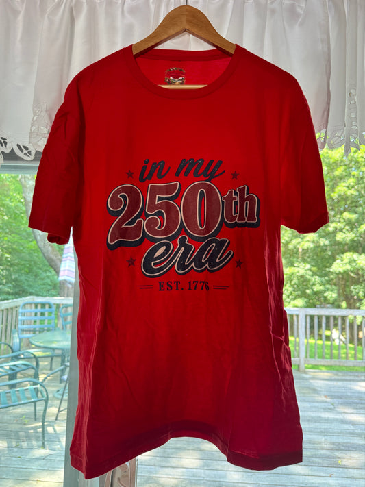 In My 250th Era Graphic Tee Red Logo