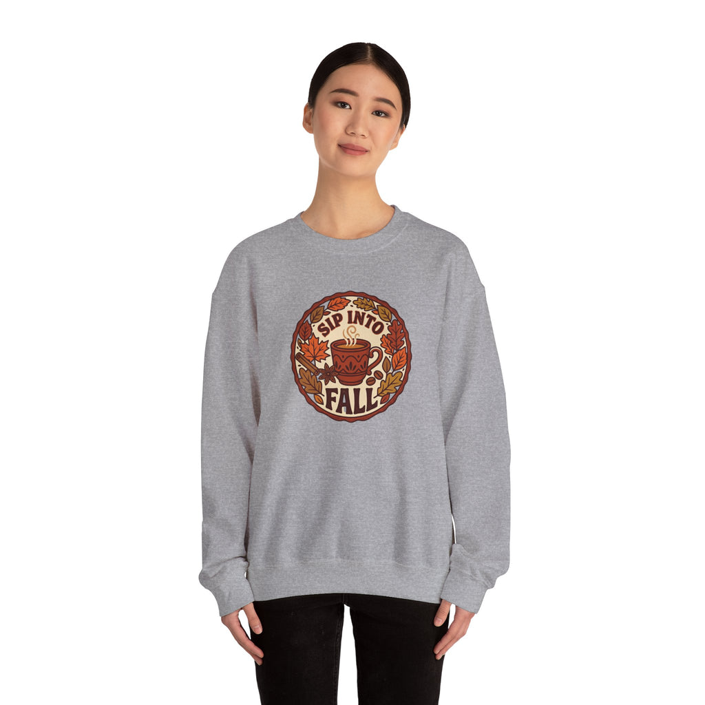 Sip Into Fall Crewneck