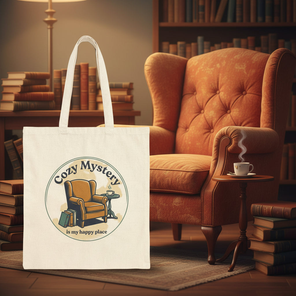 Cozy Mystery Is My Happy Place Tote