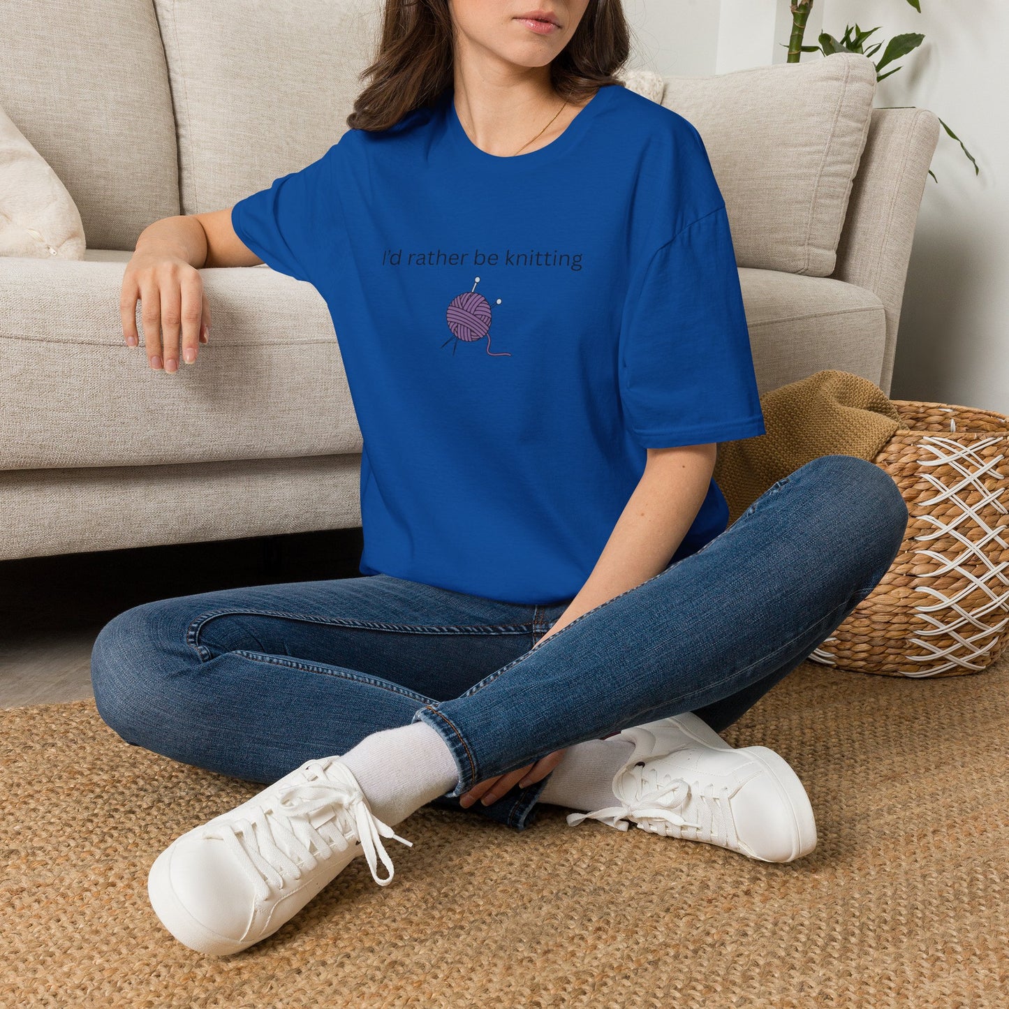 I'd Rather Be Knitting Graphic Tee