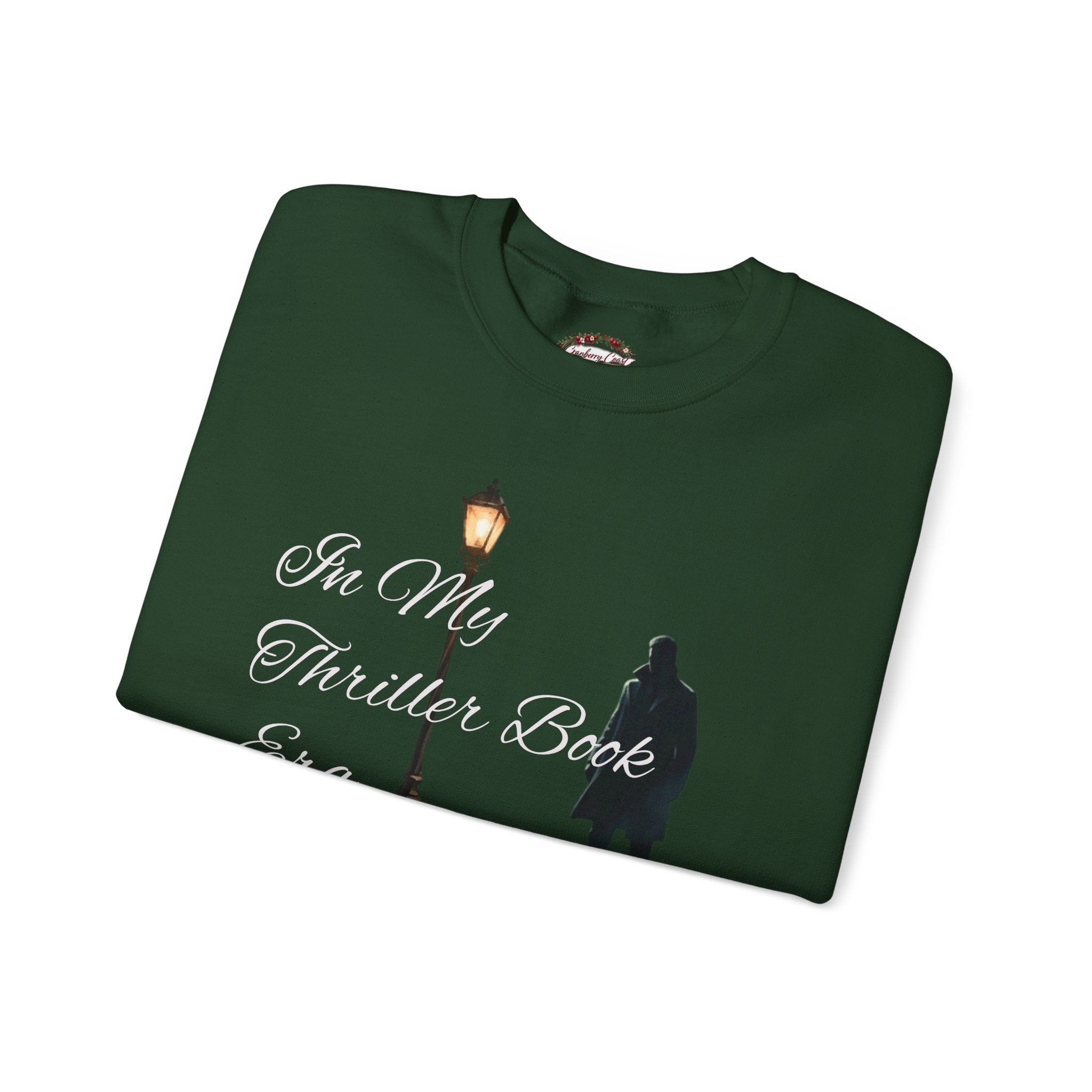 In My Thriller Book Era White Lettering Crewneck