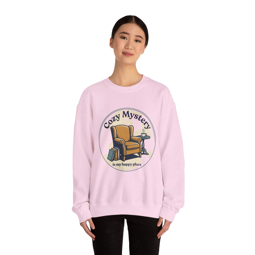 Cozy Mystery Is My Happy Place Crewneck