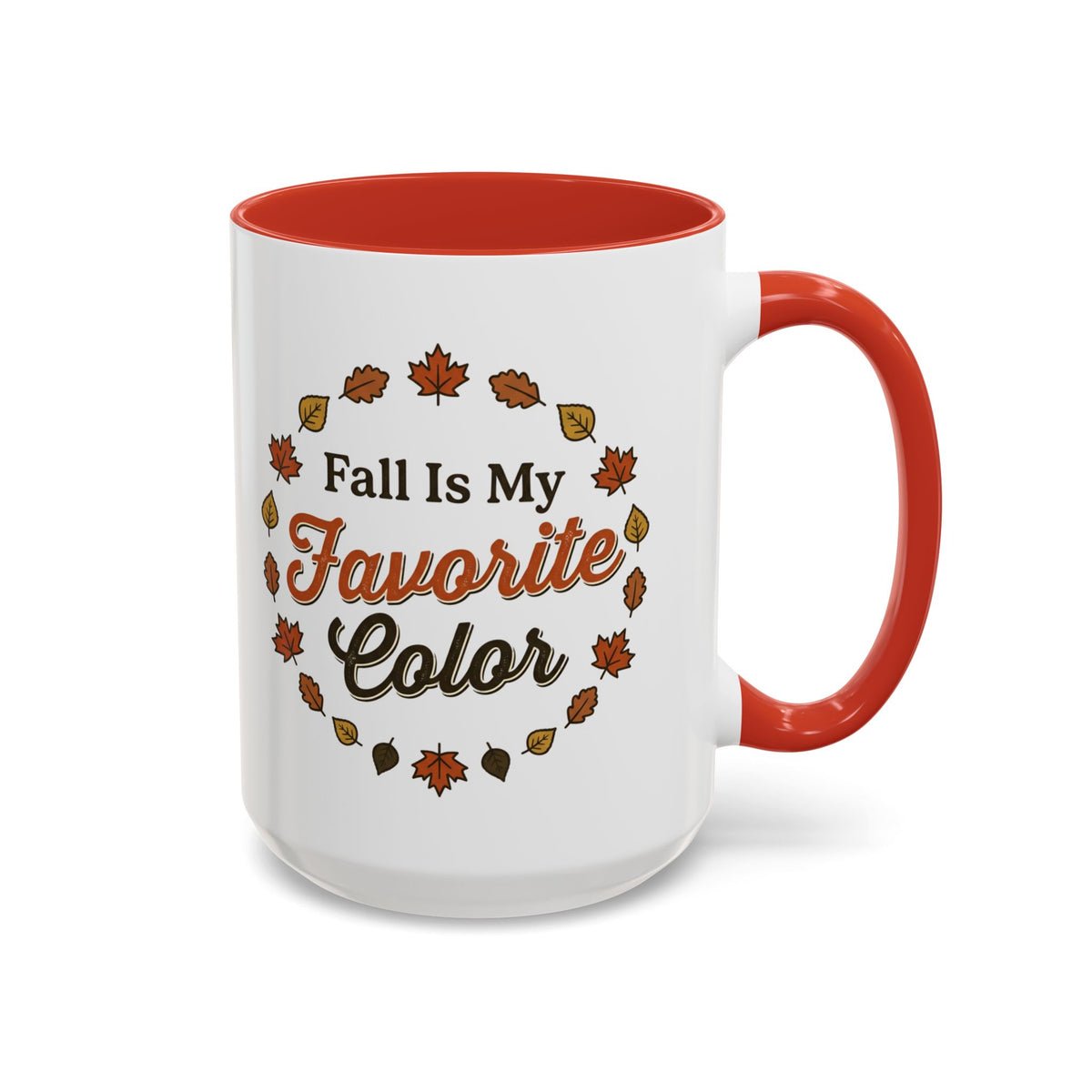 Fall Is My Favorite Color Accent Coffee Mug