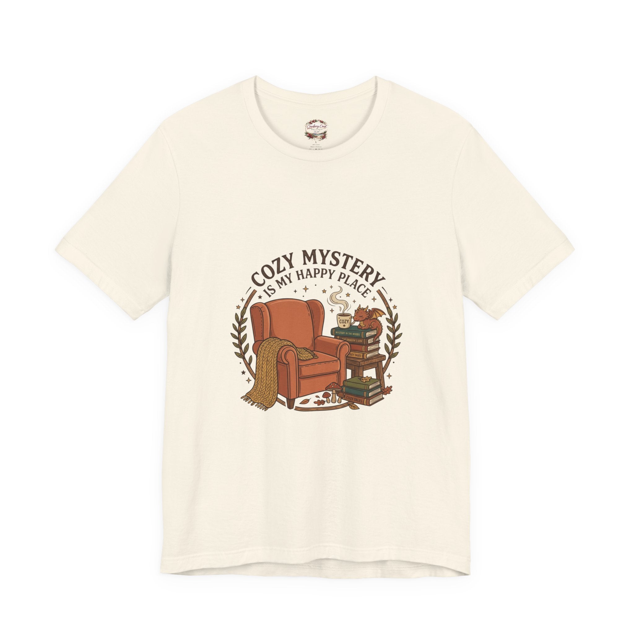 "Cozy Mystery Is My Happy Place" Tee