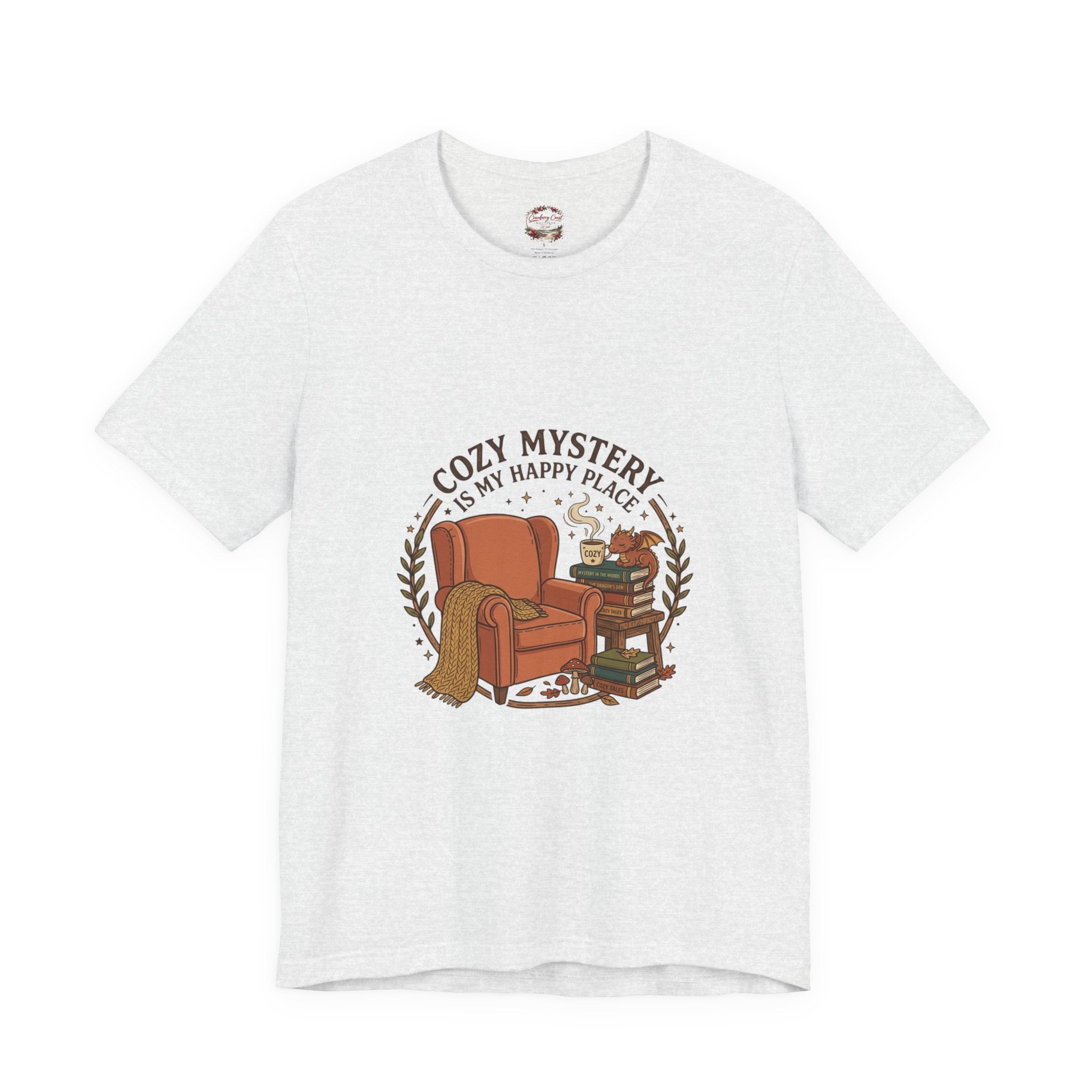 "Cozy Mystery Is My Happy Place" Tee