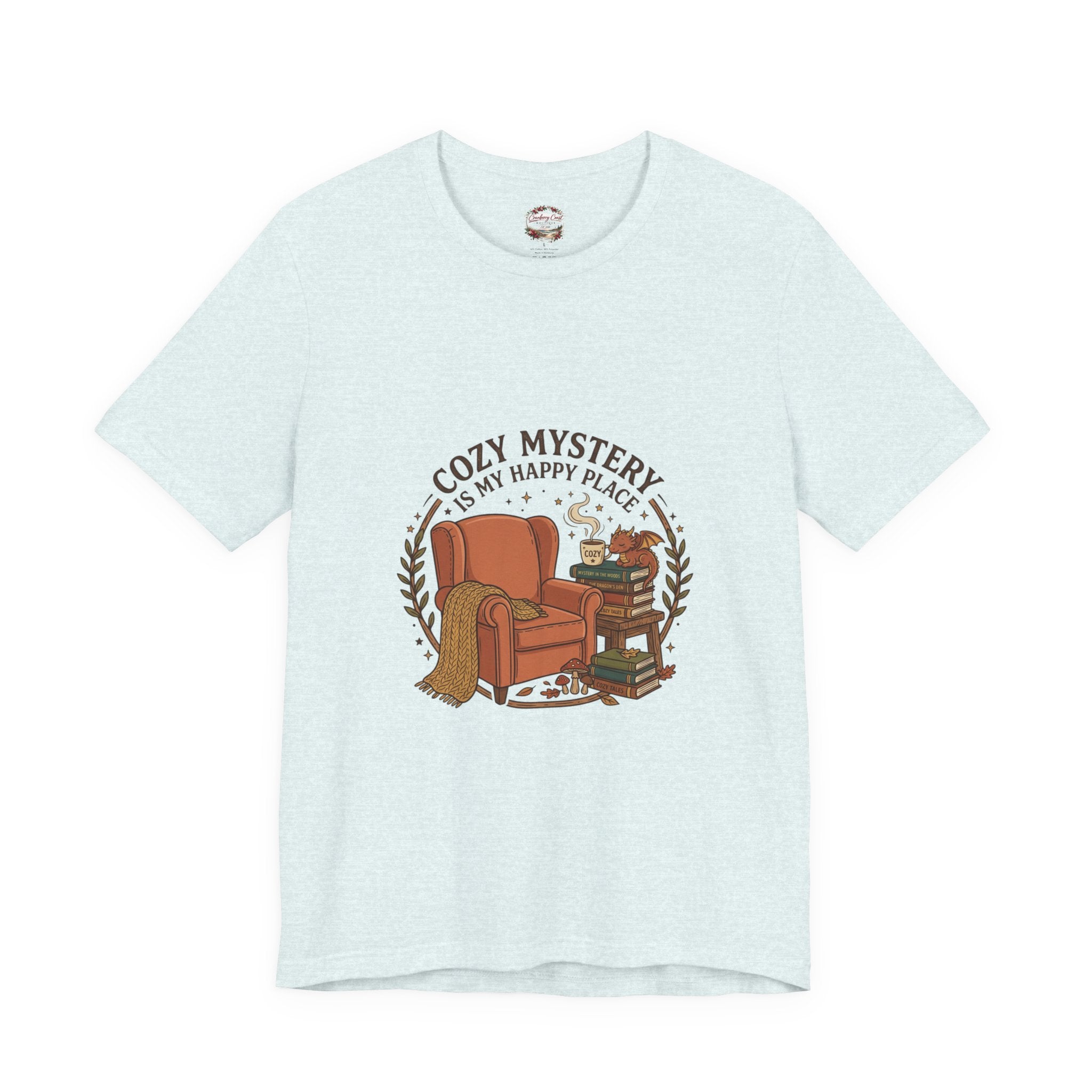"Cozy Mystery Is My Happy Place" Tee