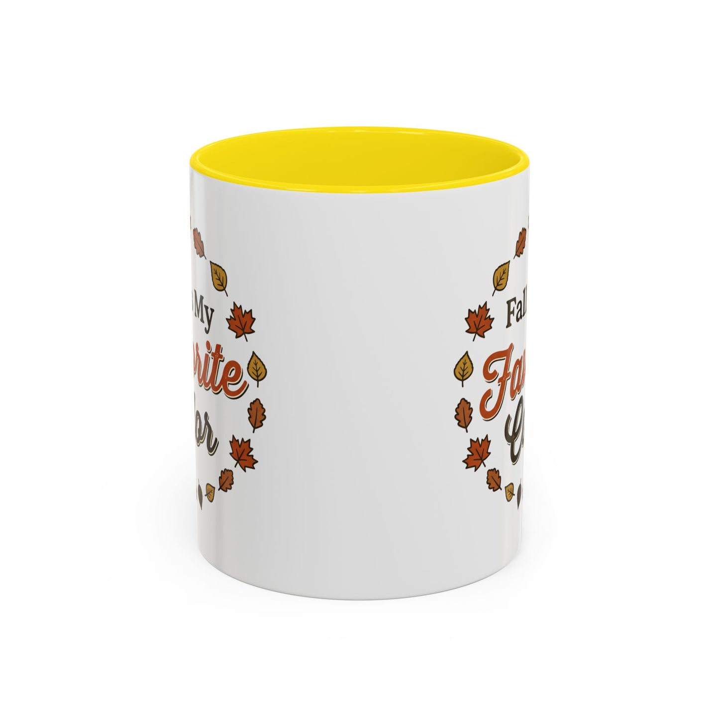 Fall Is My Favorite Color Accent Coffee Mug