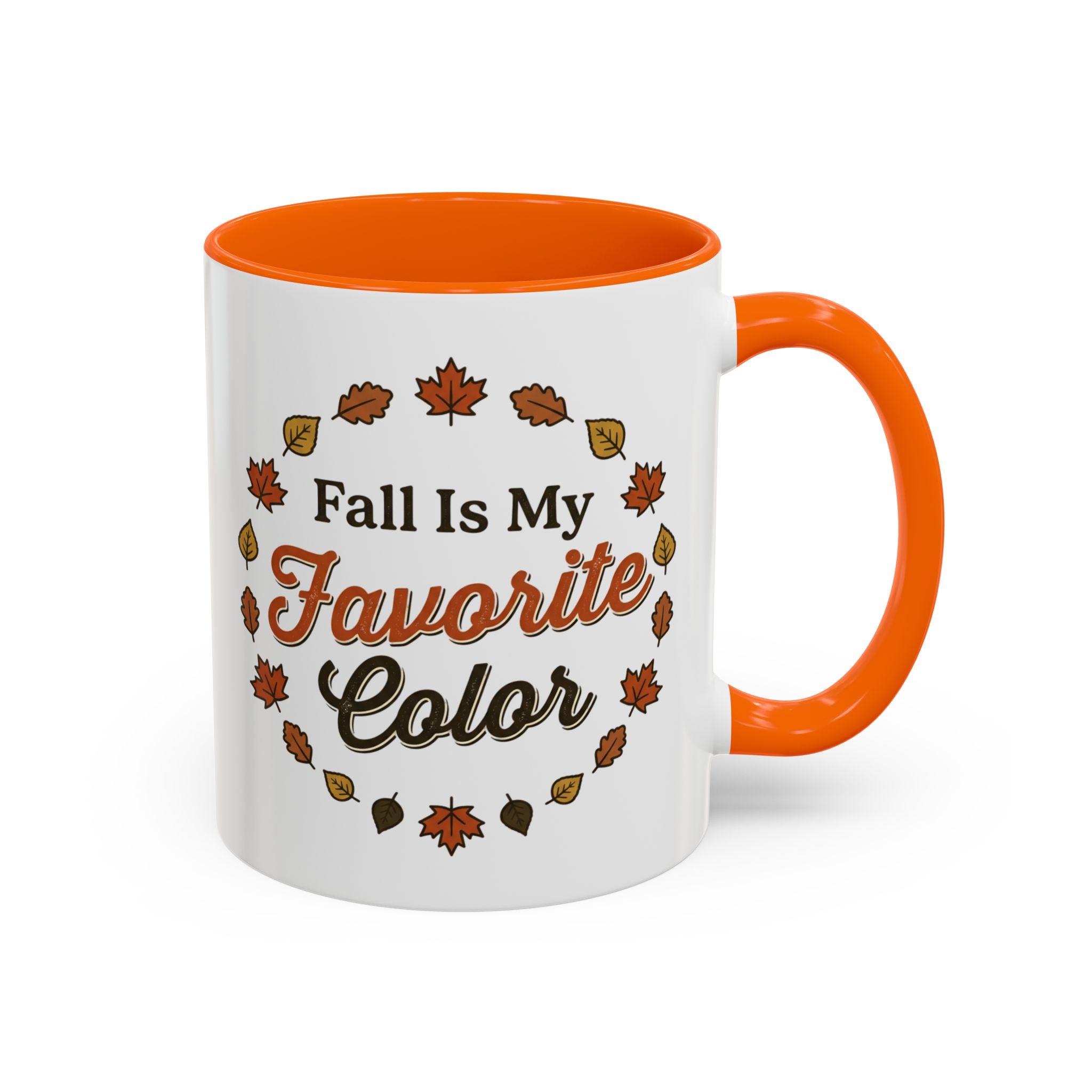 Fall Is My Favorite Color Accent Coffee Mug