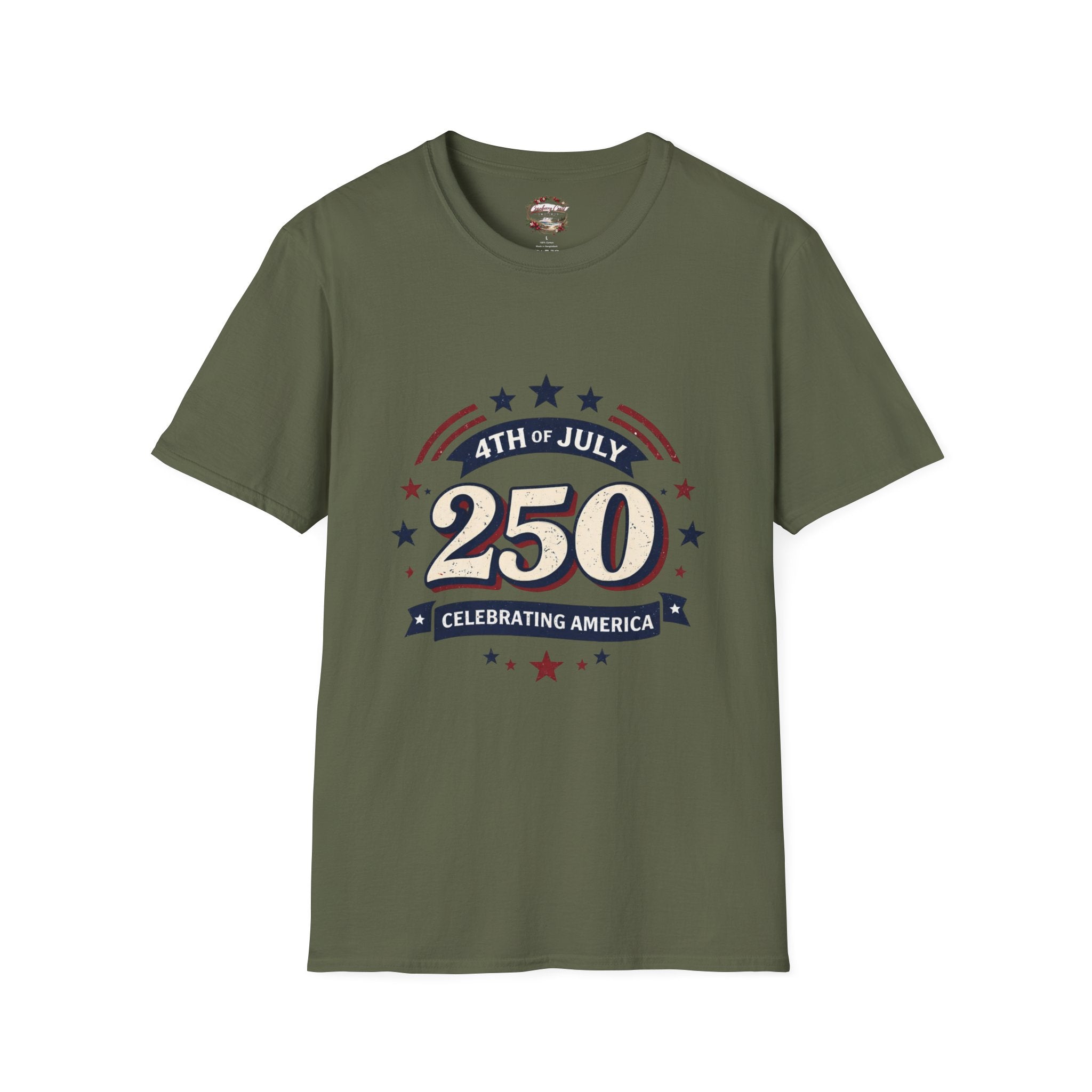 "4th of July 250 Celebrating America" Tee