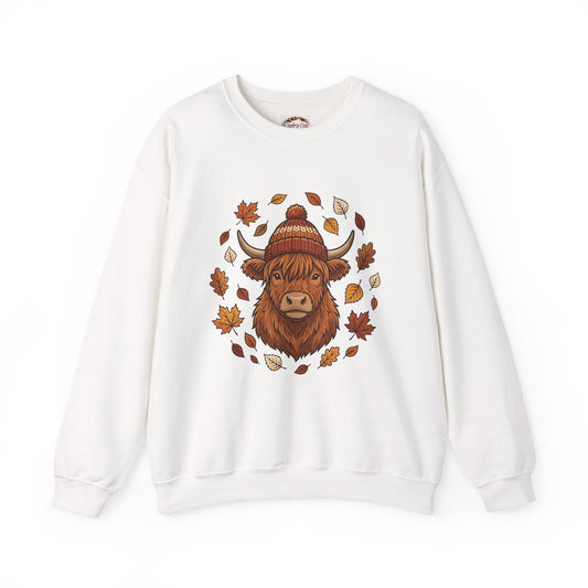 Highland Cow Fall Sweatshirt