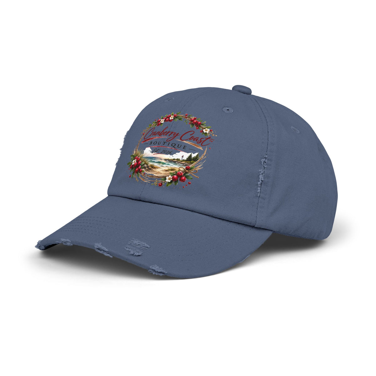 Cranberry Coast Boutique Distressed Hat