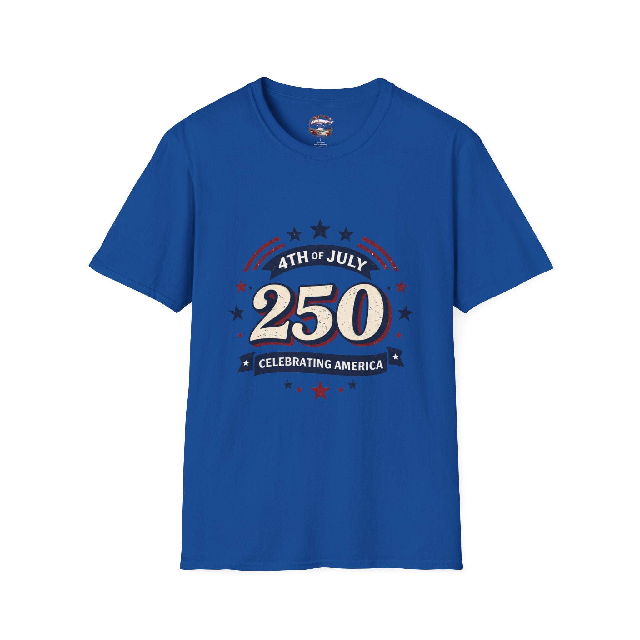 "4th of July 250 Celebrating America" Tee