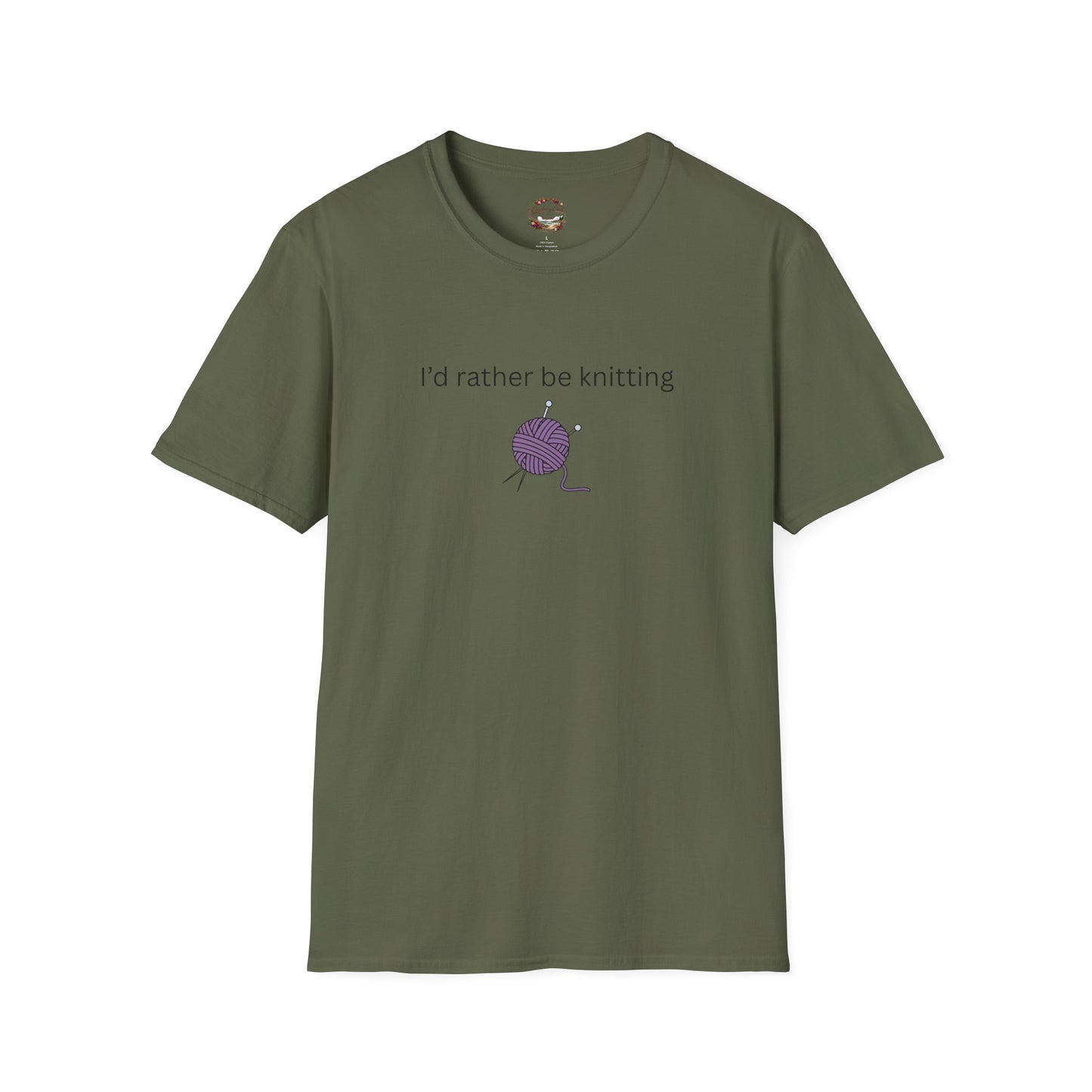 I'd Rather Be Knitting Graphic Tee