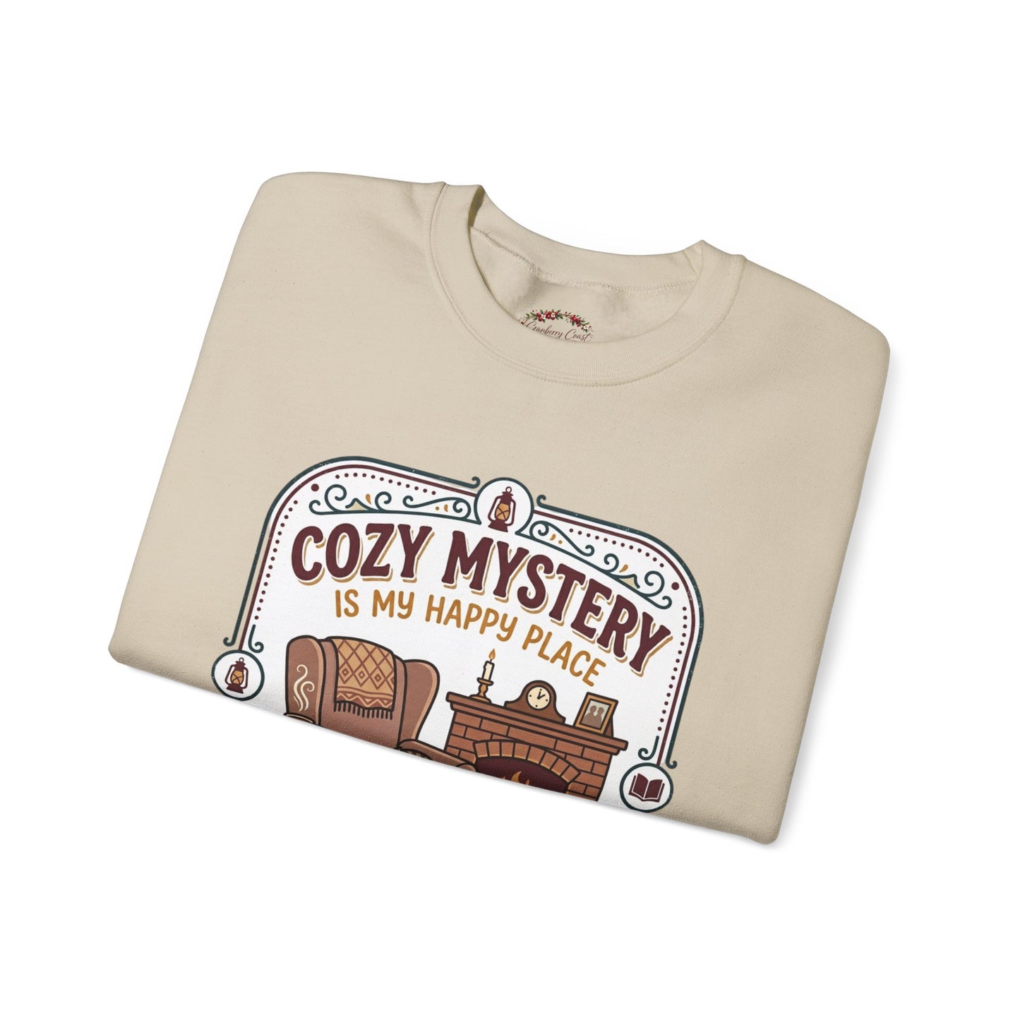 Cozy Mystery Is My Happy Place Crewneck