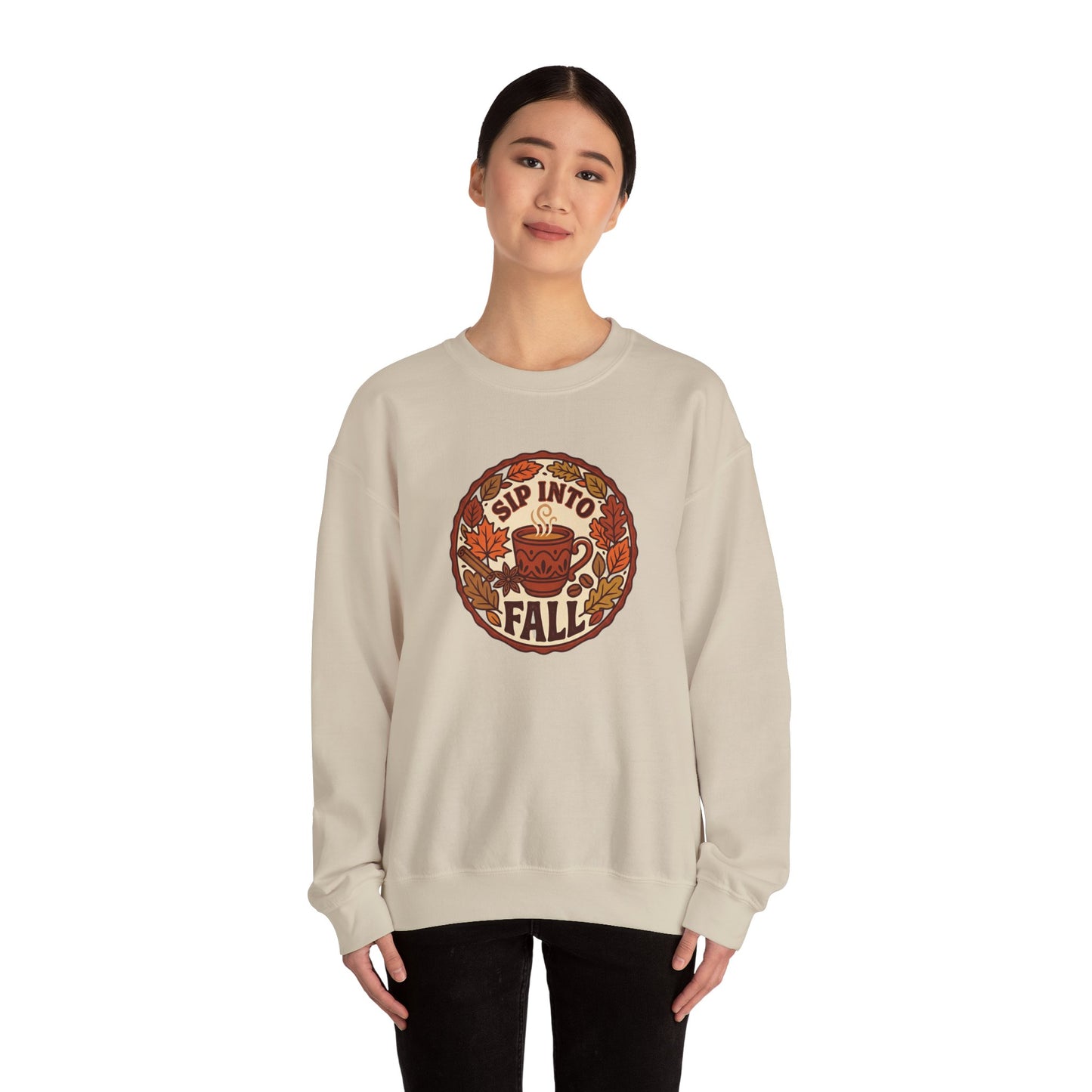 Sip Into Fall Crewneck
