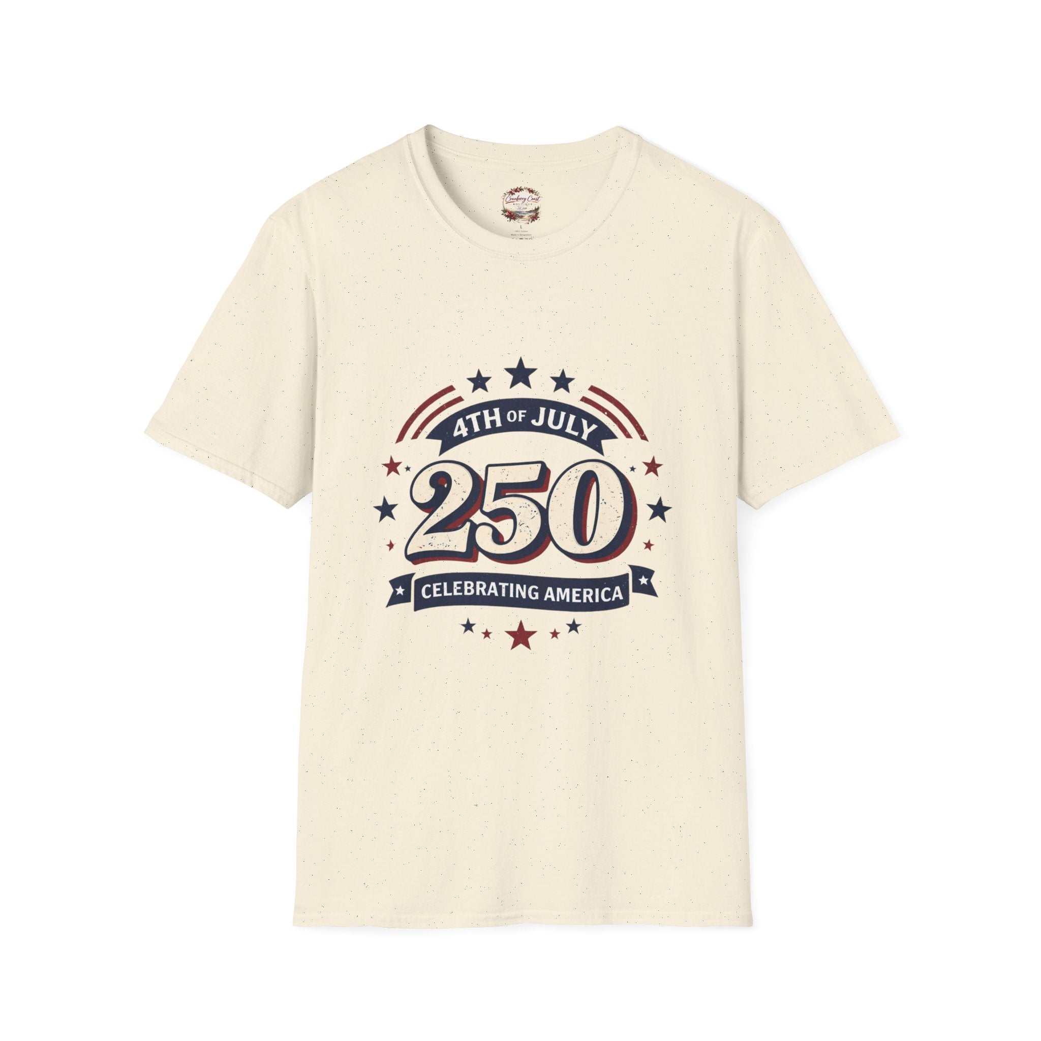 "4th of July 250 Celebrating America" Tee