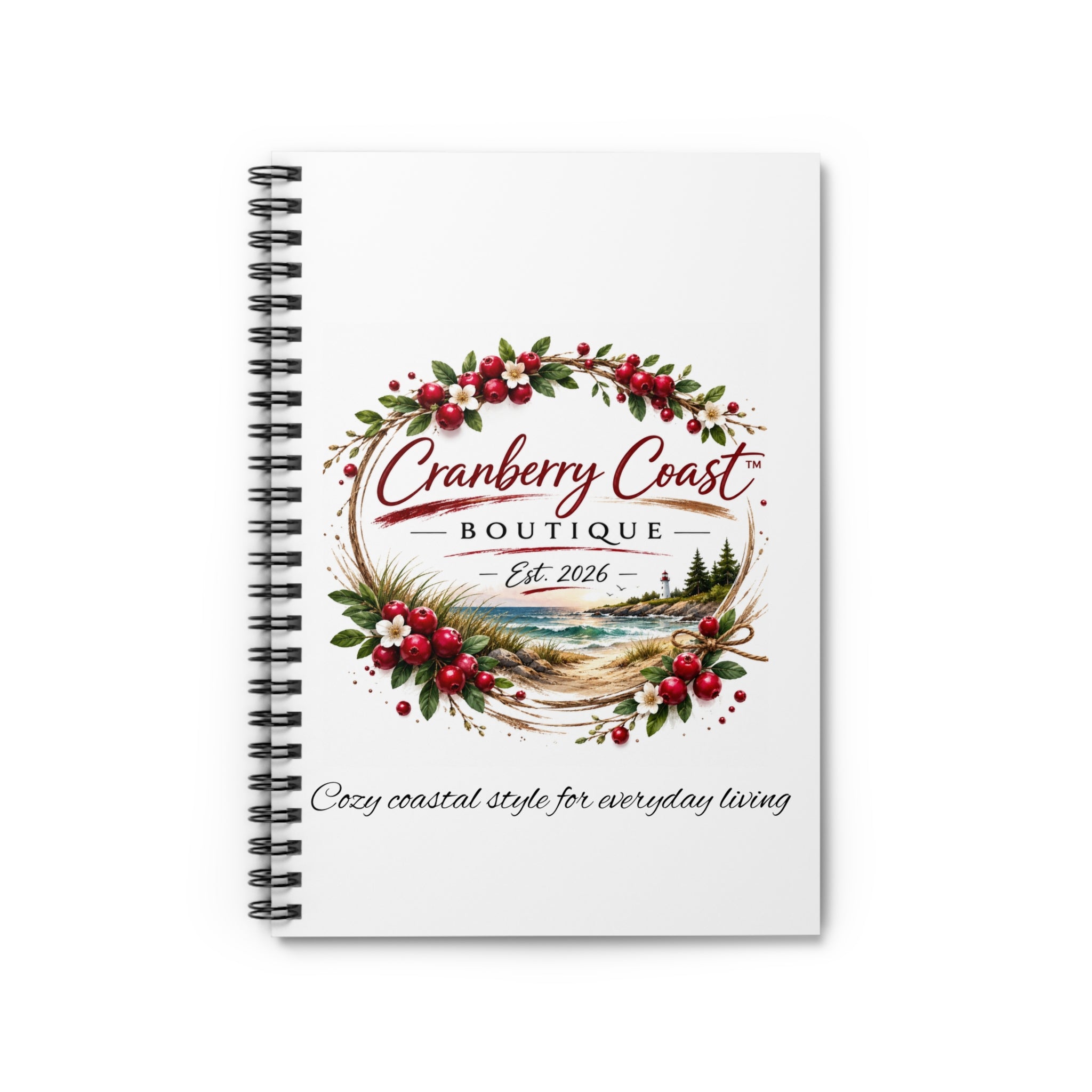 Cranberry Coast Boutique Notebook