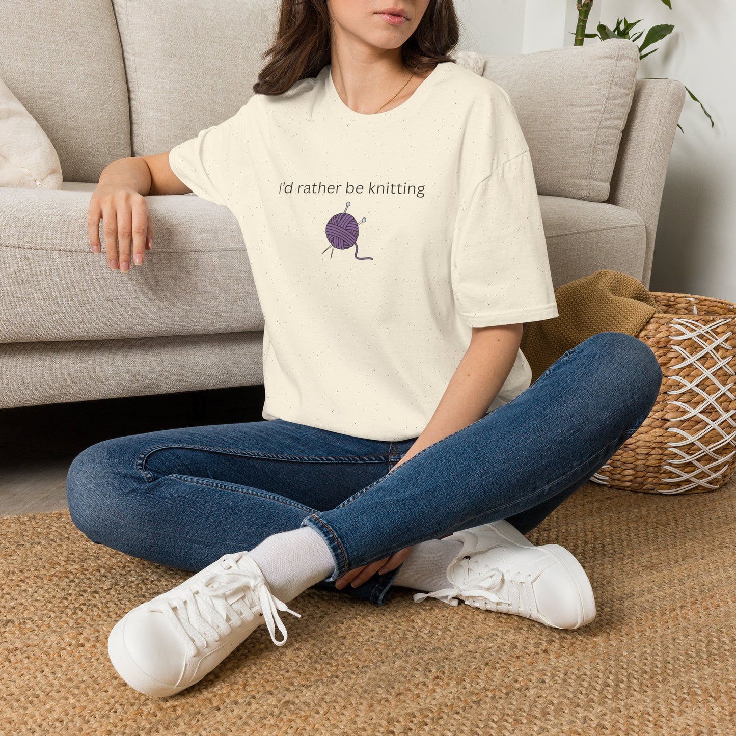 I'd Rather Be Knitting Graphic Tee