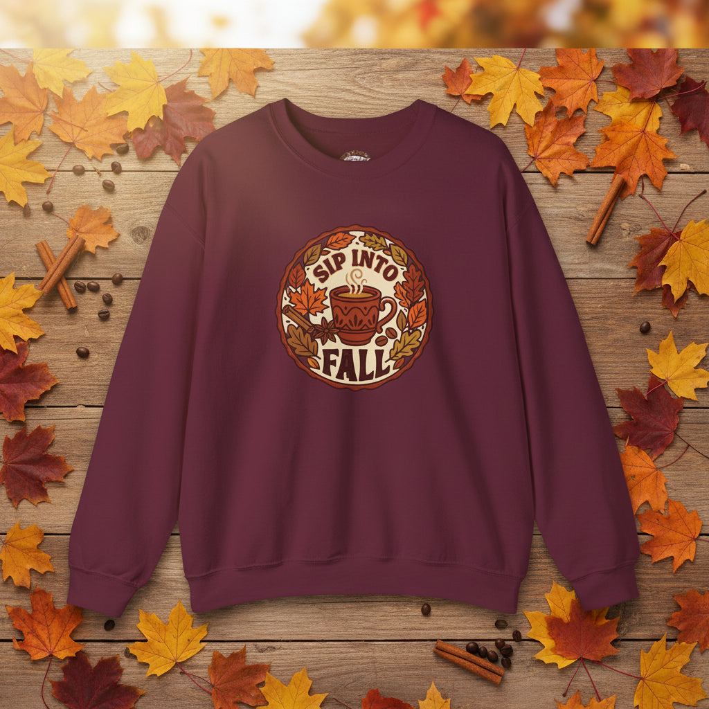 Sip Into Fall Crewneck