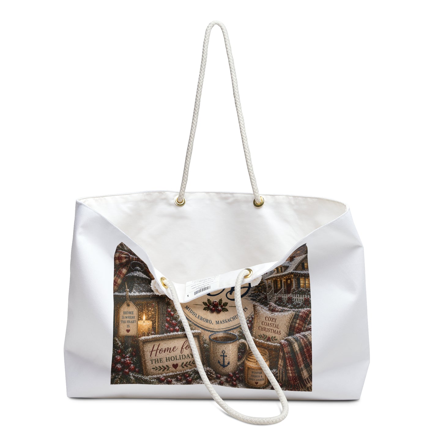 Coastal Cottage Weekender Bag