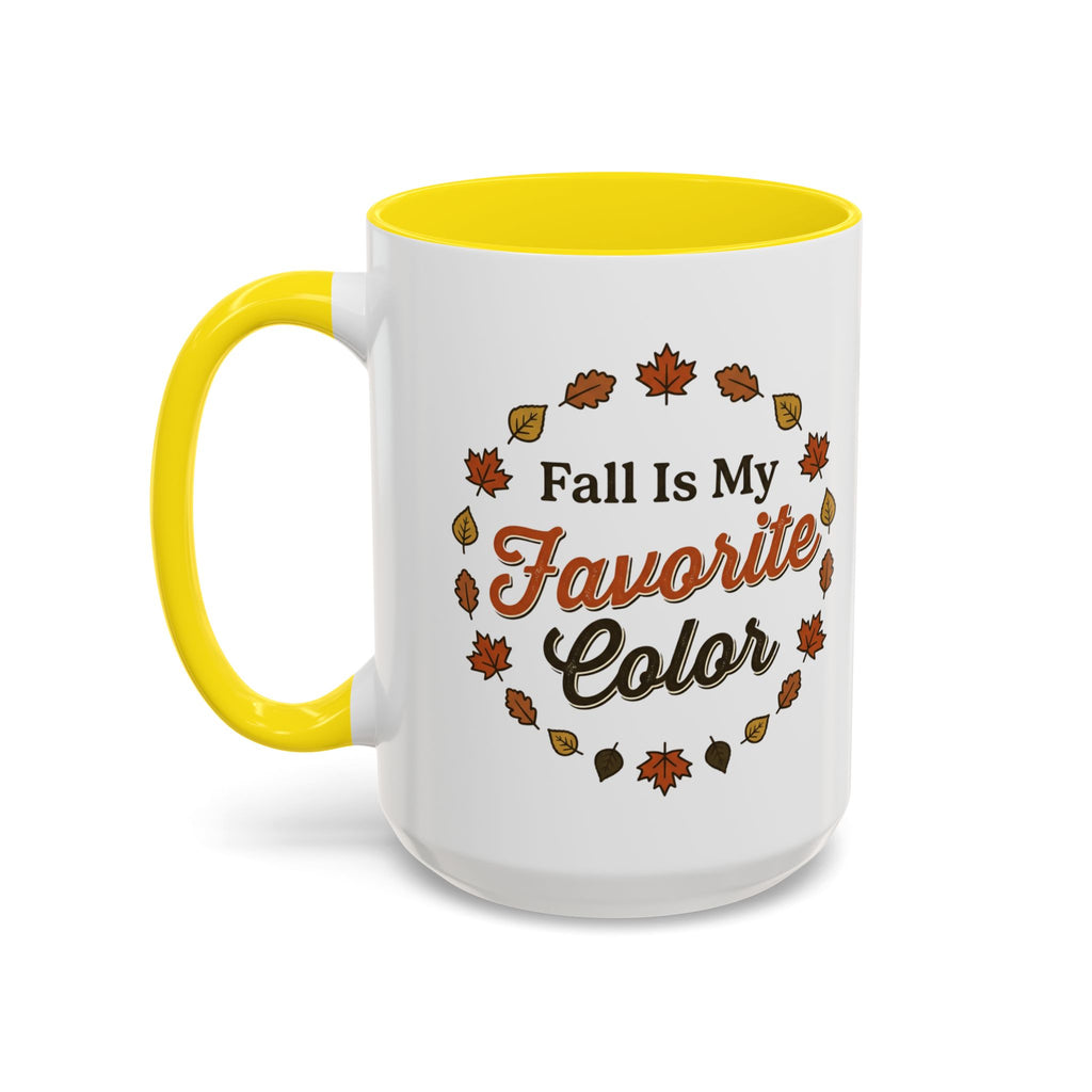 Fall Is My Favorite Color Accent Coffee Mug