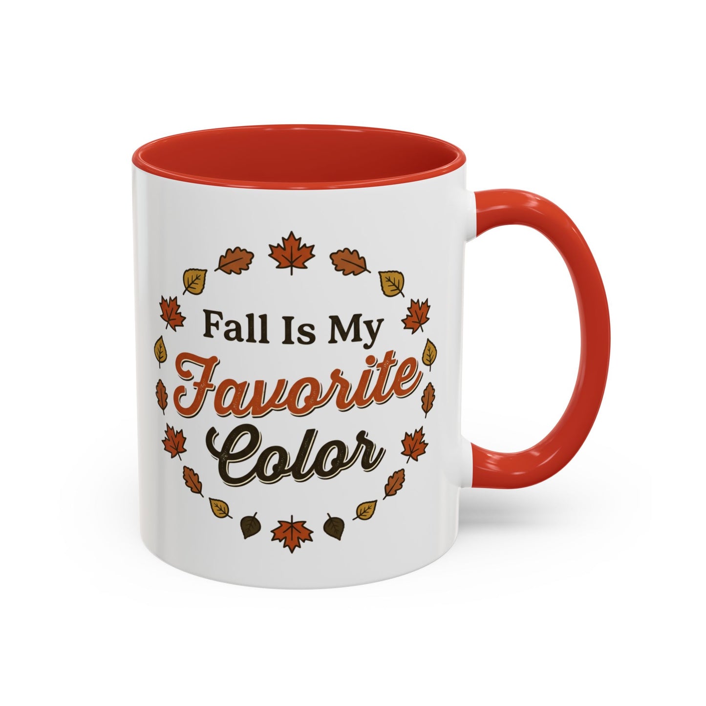 Fall Is My Favorite Color Accent Coffee Mug