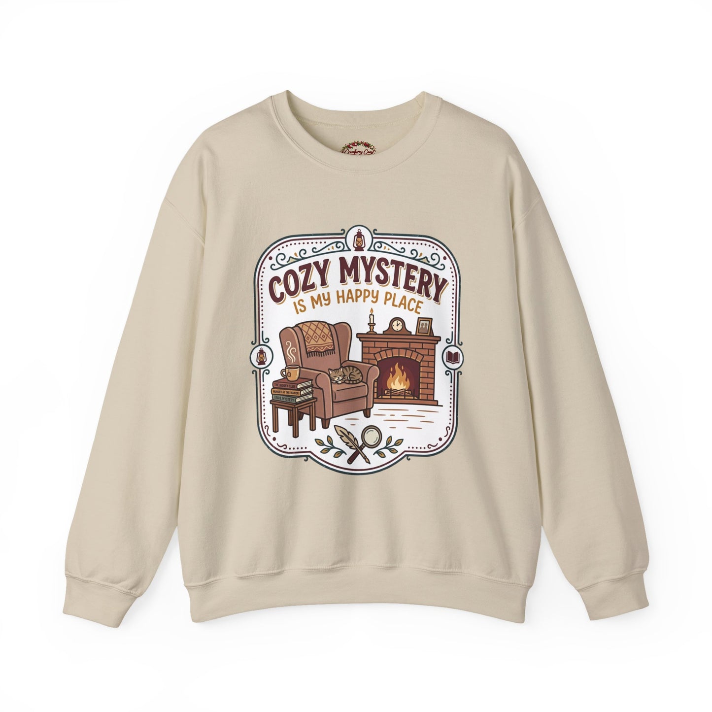 Cozy Mystery Is My Happy Place Crewneck