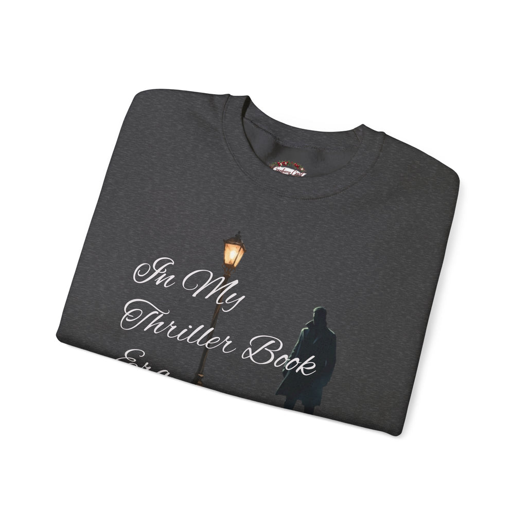 In My Thriller Book Era White Lettering Crewneck