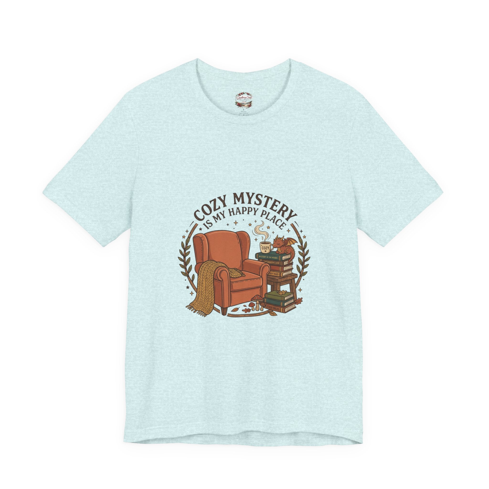"Cozy Mystery Is My Happy Place" Tee