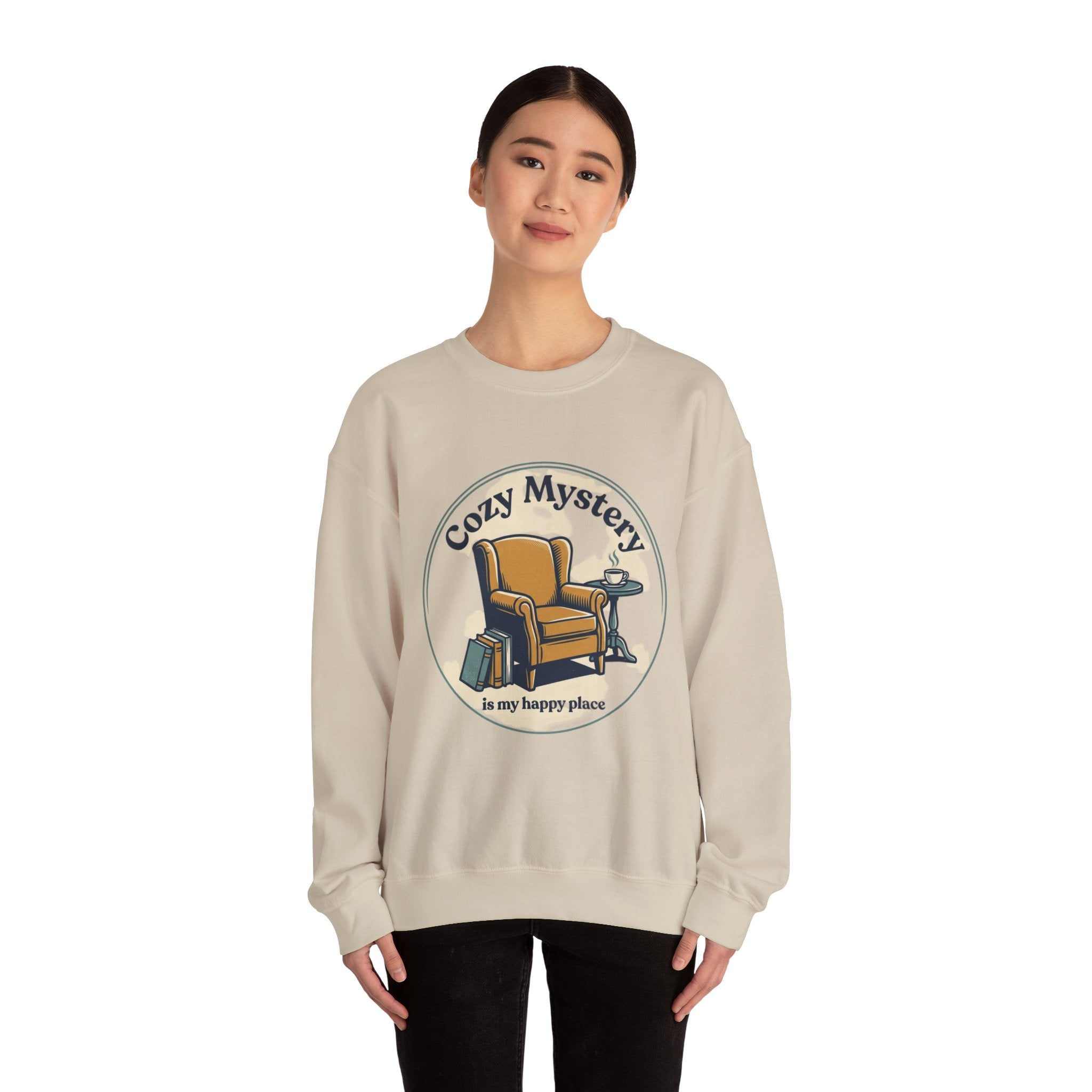 Cozy Mystery Is My Happy Place Crewneck