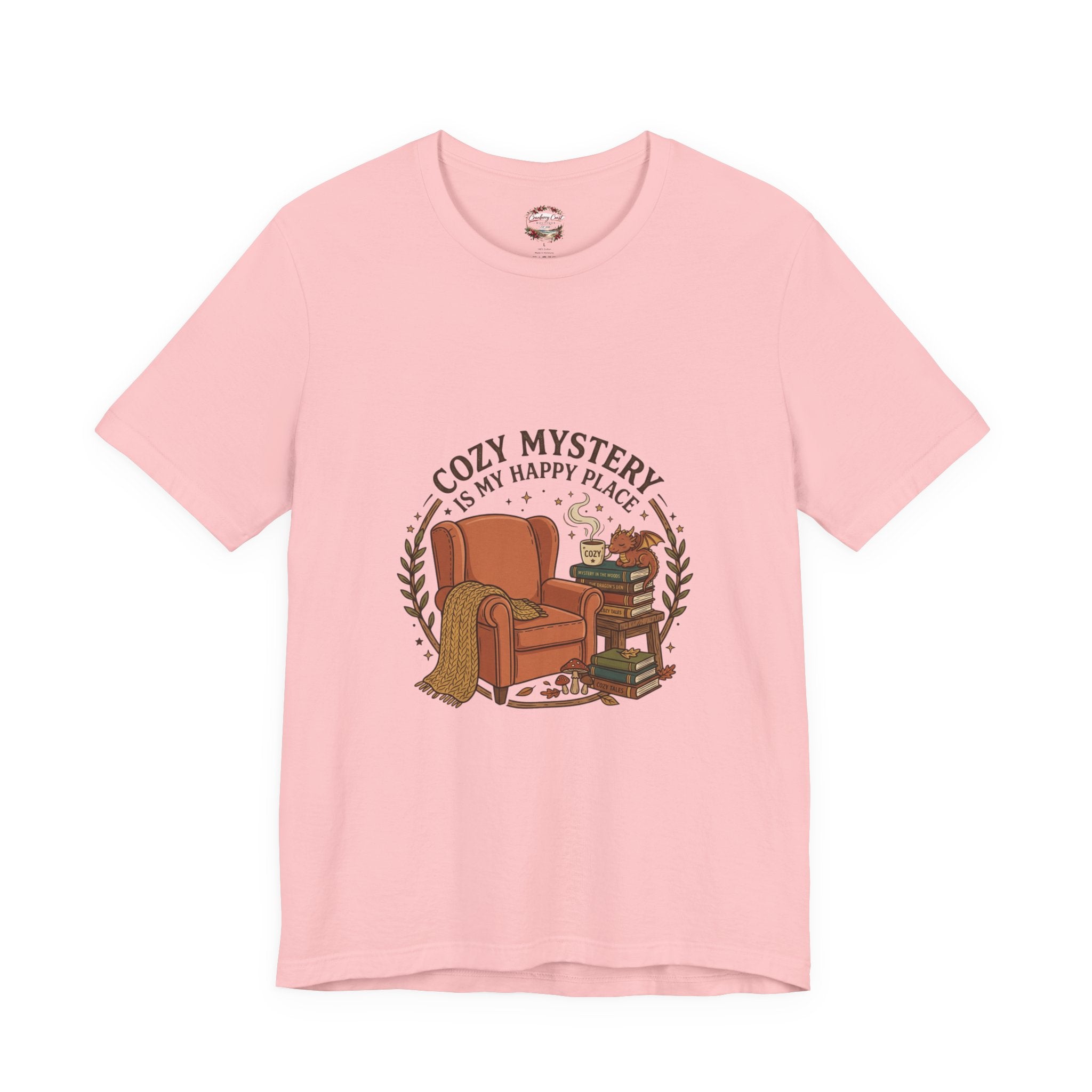 "Cozy Mystery Is My Happy Place" Tee