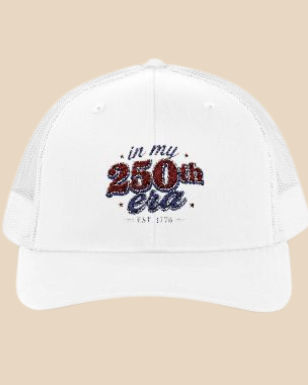 Liberty Harbor Trucker Hat - White